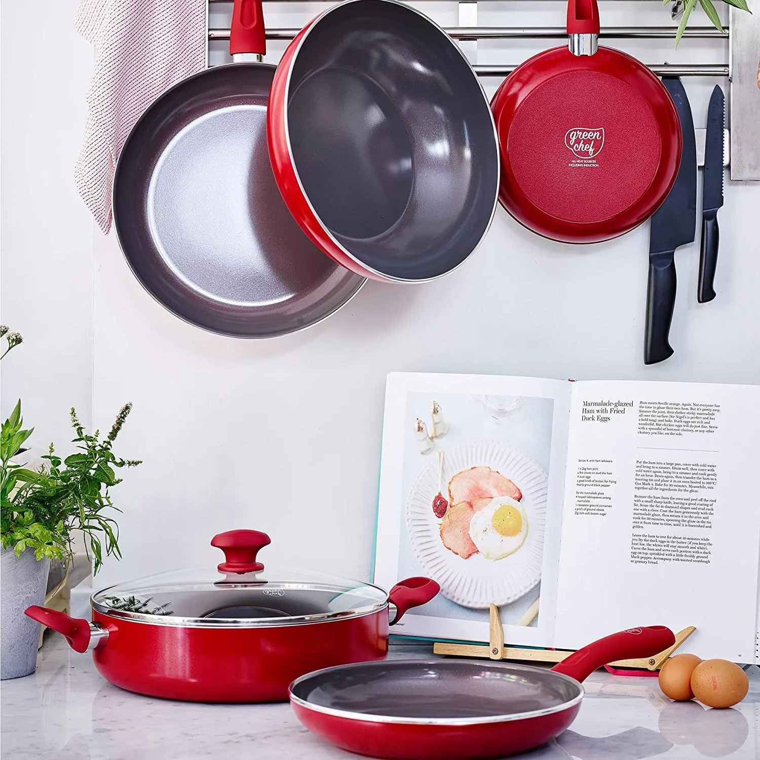 2 Pack Non Stick Frying Pan Set