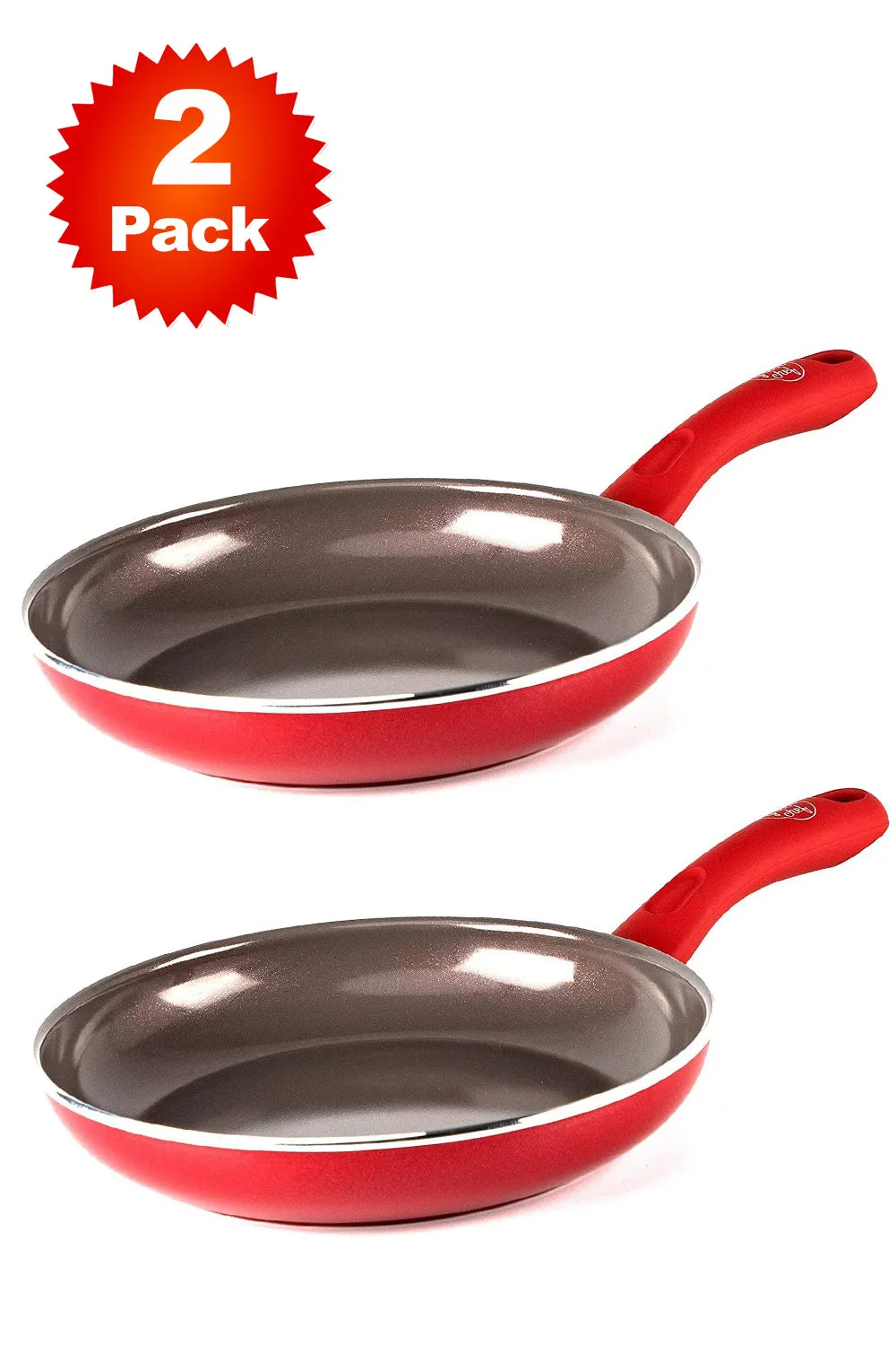 2 Pack Non Stick Frying Pan Set