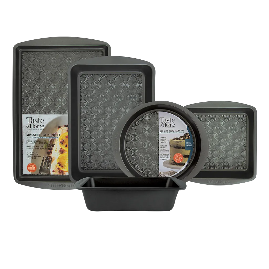 3071 5 Piece NonStick Metal Bakeware Set by Taste of Home