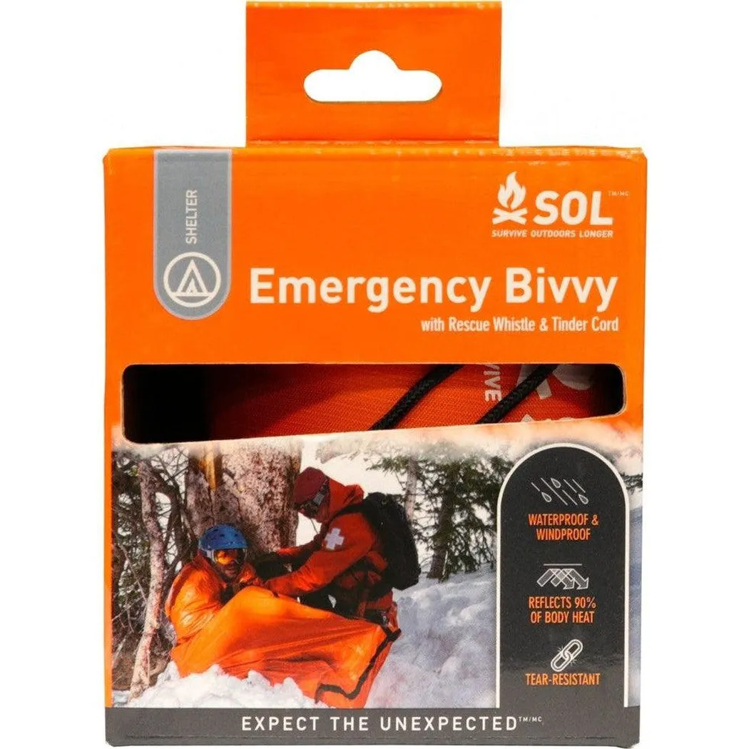 Adventure Medical Kits Emergency Bivvy w/ Rescue Whistle