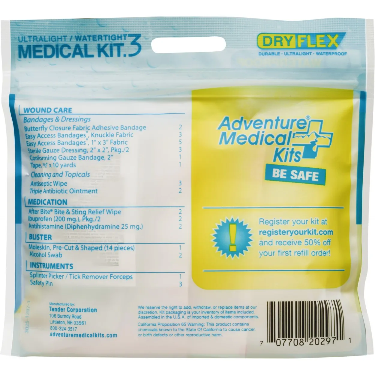 Adventure Medical Kits Ultralight / Watertight .3 Medical Kit