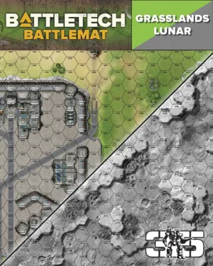 BattleTech: Battle Mat - Grasslands Lunar