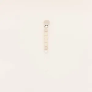 Be Mummy - Mini pacifier holder - Pearl: Beige