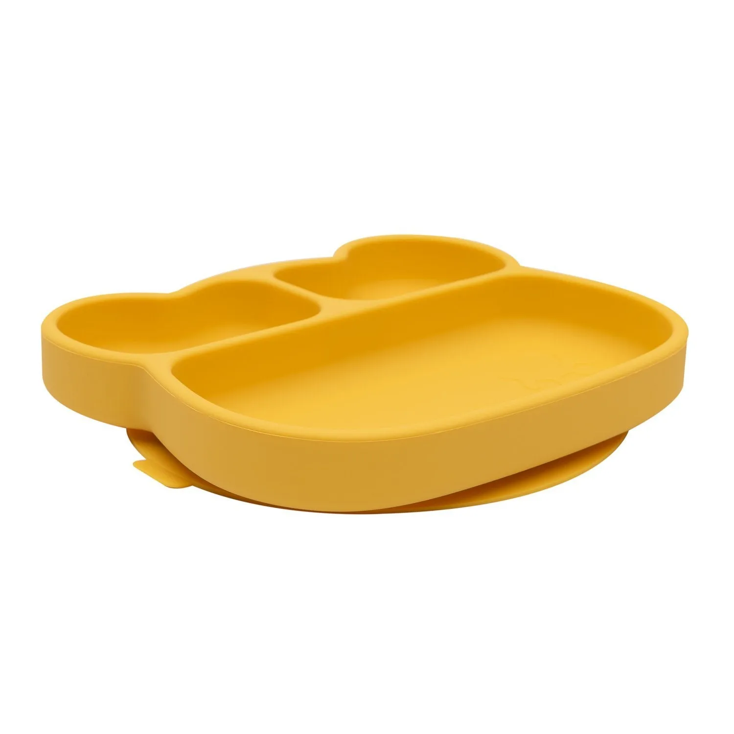 Bear Stickie Plate  Yellow