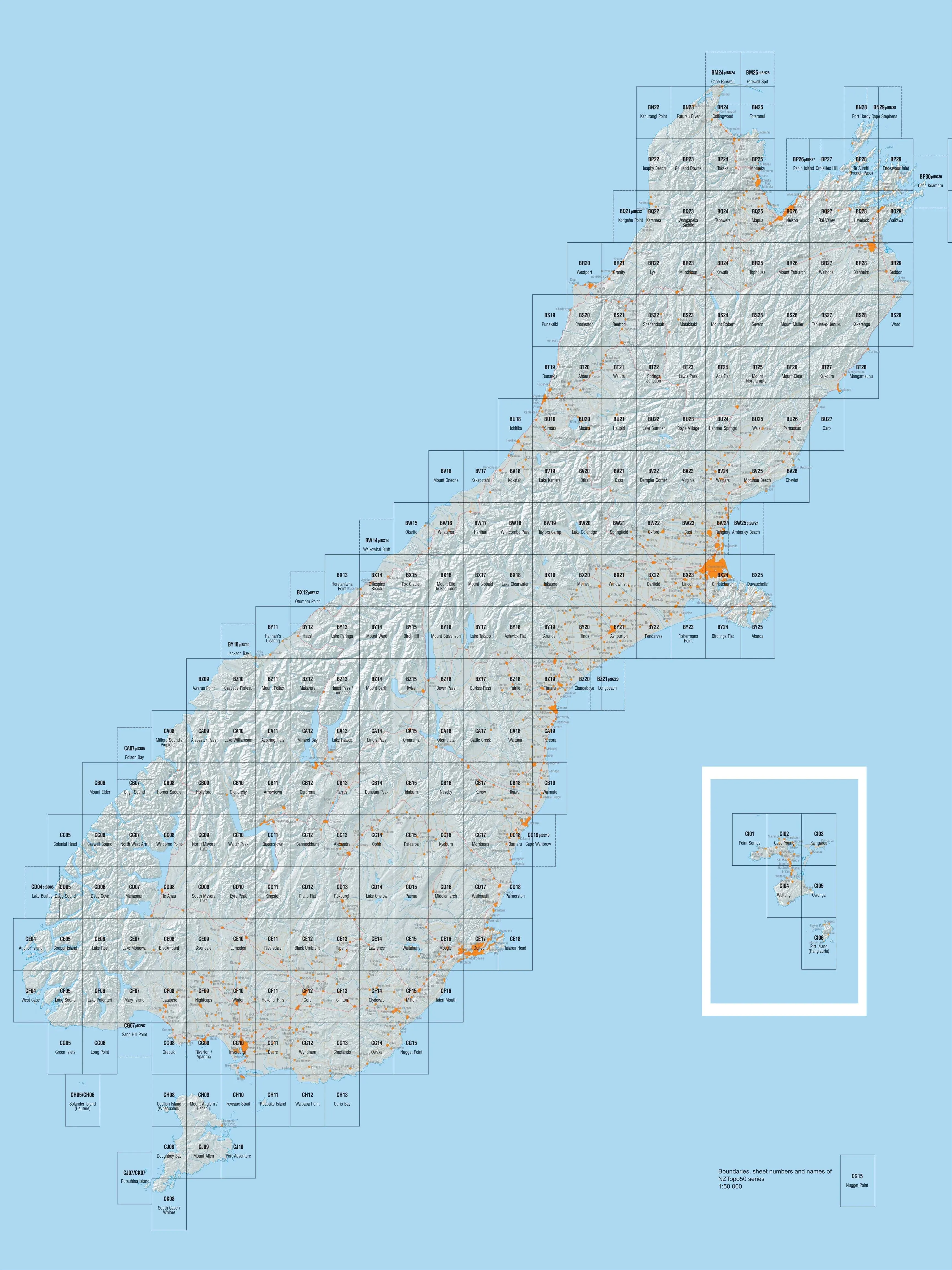 BH28 - Oakura Topo50 map