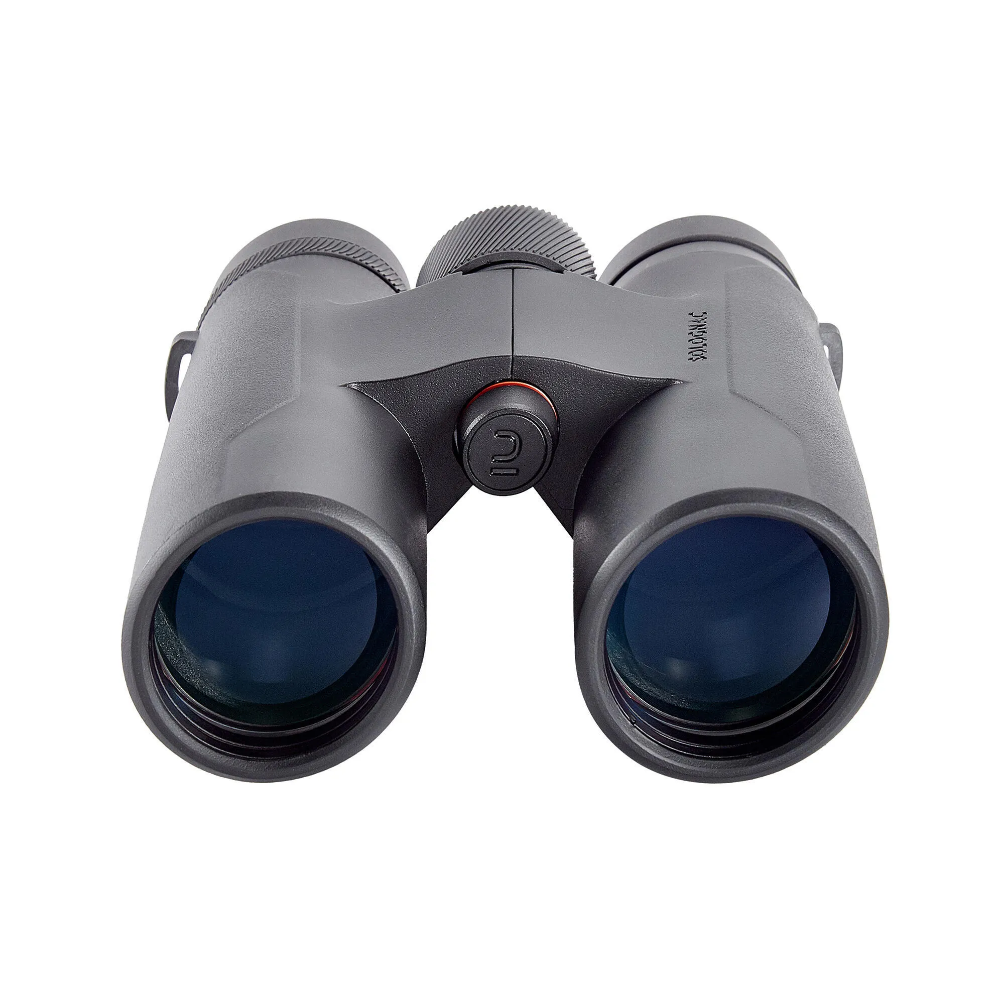 Binoculars 100 10×42 waterproof black SOLOGNAC