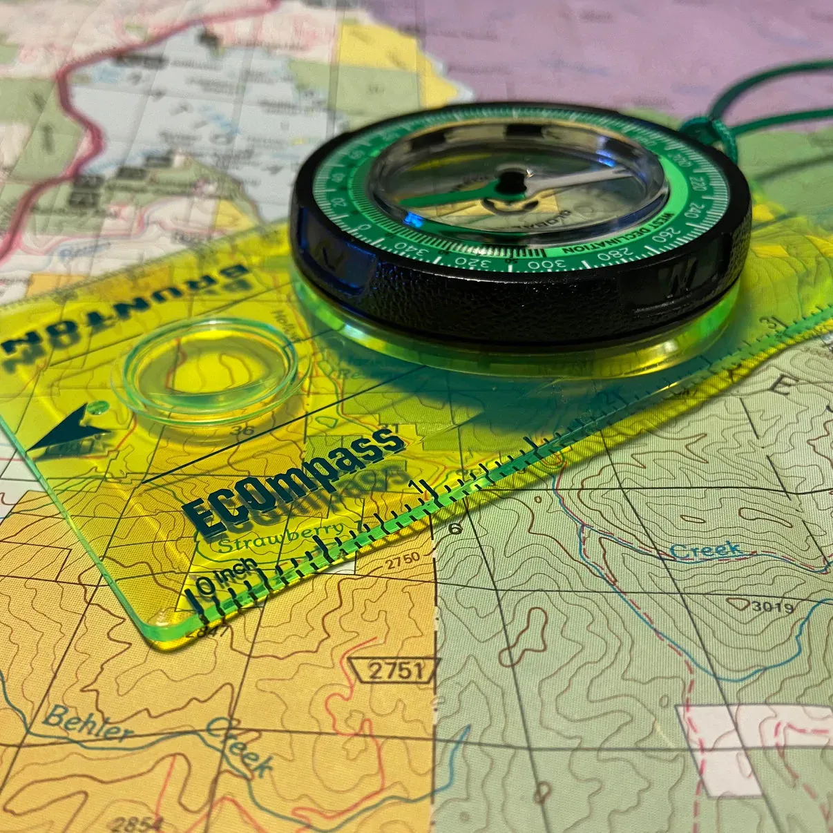 BRUNTON 8010 ECO BASEPLATE COMPASS