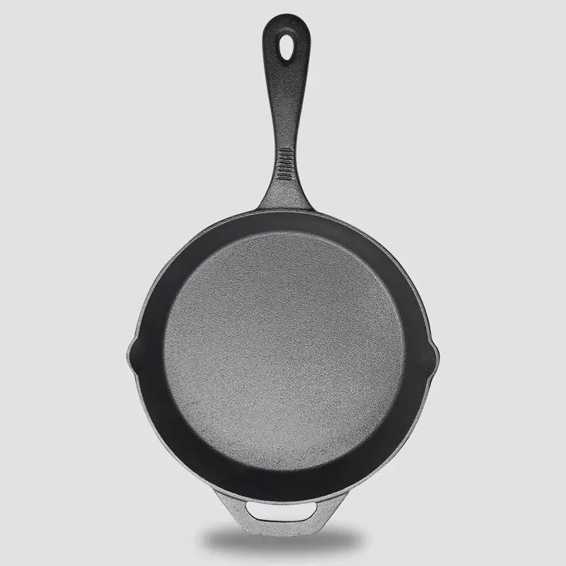 Cast Iron Uncoated Non-Stick Pan