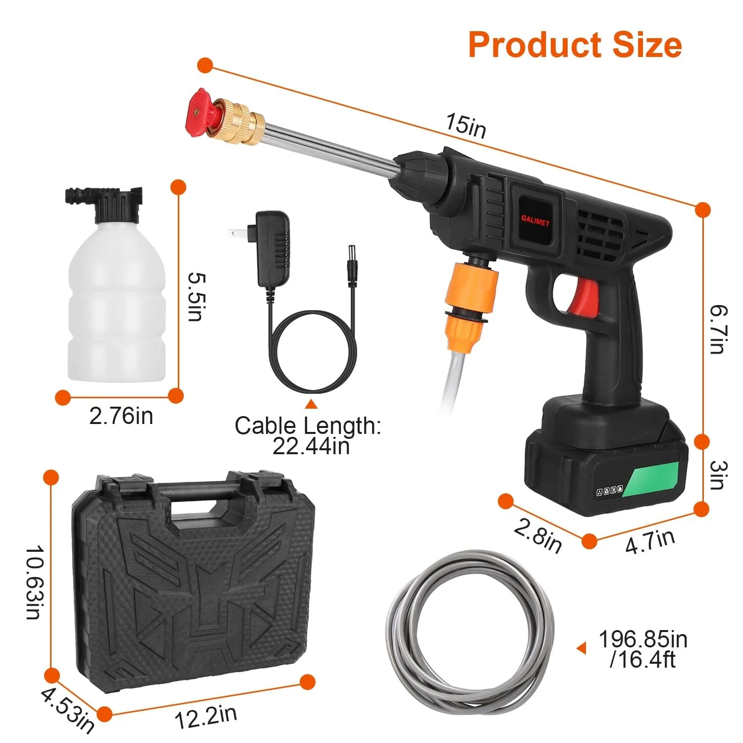 Cordless Portable Pressure Car Washer