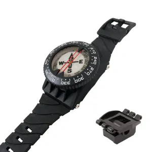 Cressi Divers Wrist Compass with BCD Fixing Kit