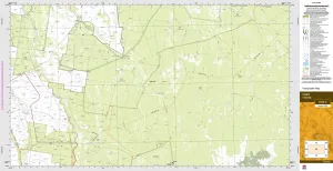 Cubbo 8736-N Topographic Map 1:50k