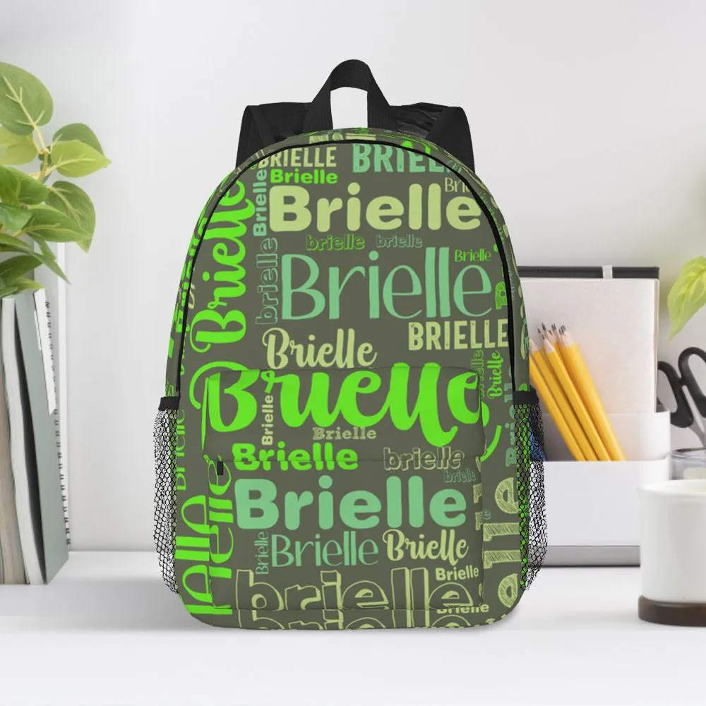 Custom Backpack Personalised Name Design School Bag