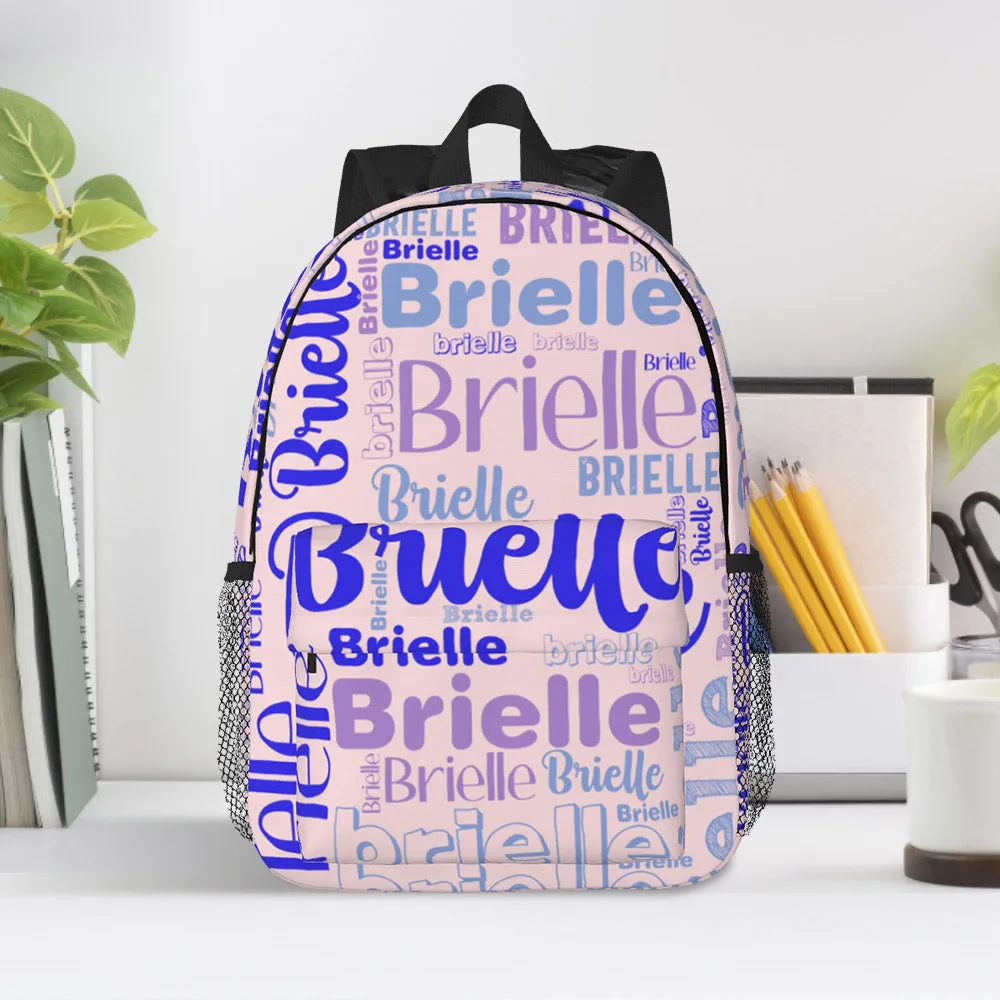 Custom Backpack Personalised Name Design School Bag