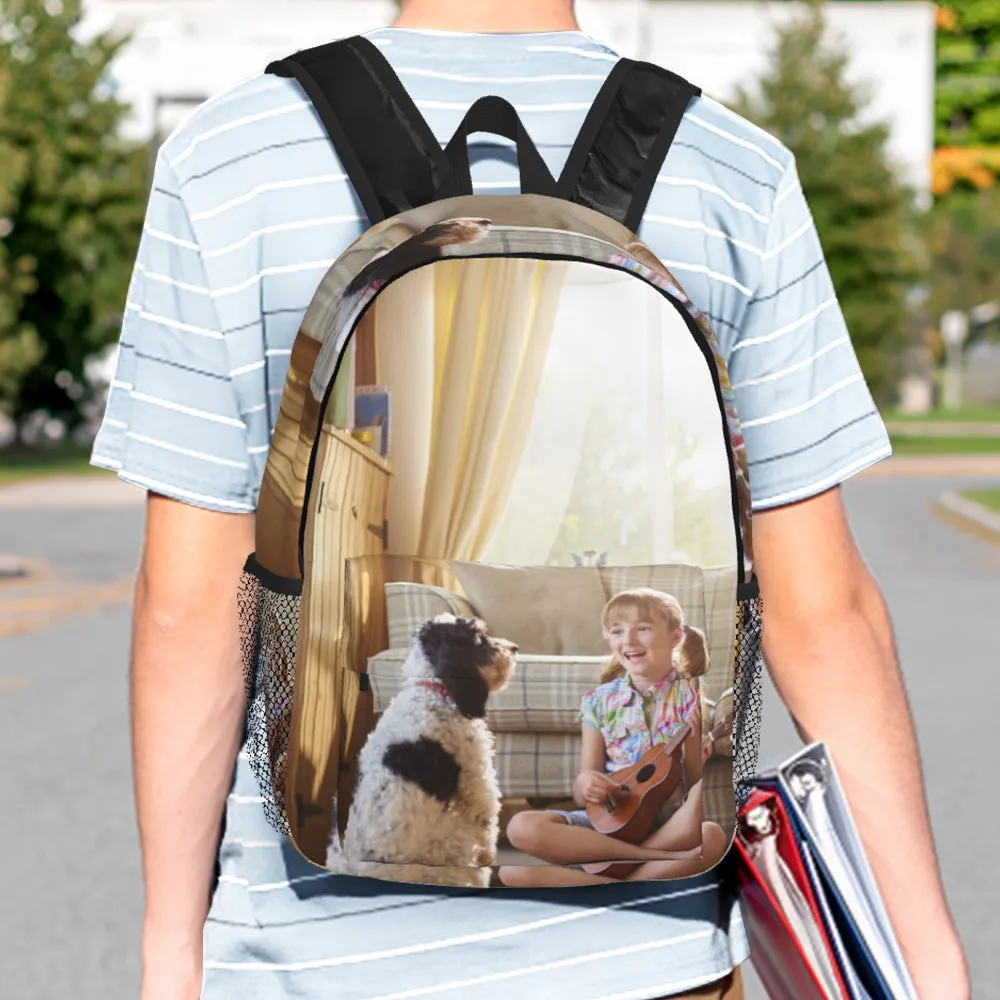 Custom Photo Backpack Personalised School Bag for Kids