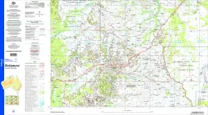 Delamere SD52-16 Topographic Map 1:250k