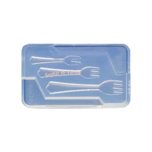 Fork Utensils Clear Silicone Mold