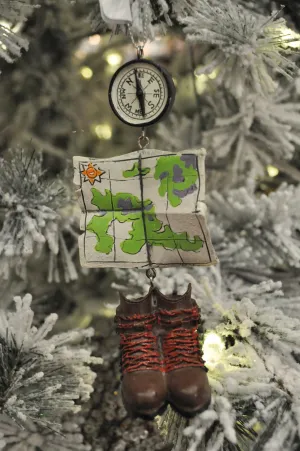 Hiking Dangle Ornament