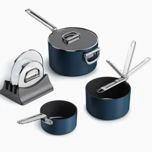 Joseph Joseph Space Non Stick Saucepan & Lid Set