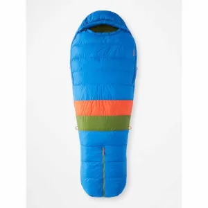 Marmot Men's Sawtooth 15 Sleeping Bag - Extra Wide/Dark Azure/Foliage