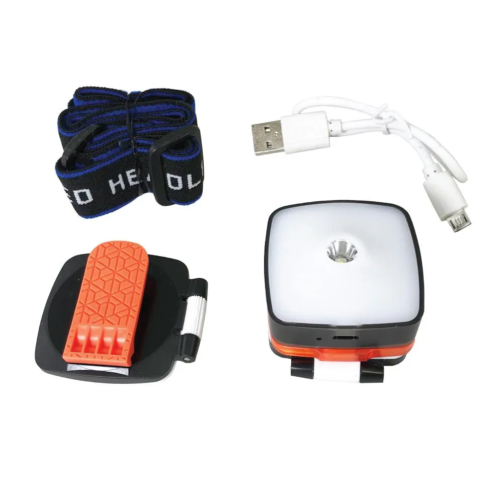 Multifunctional Rechargeable USB Headlamp