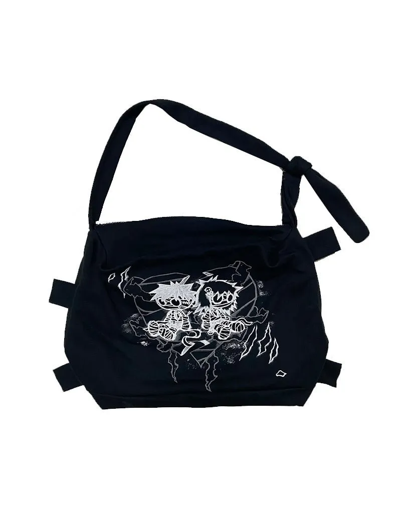 Mummy Couple Print Crossbody Bag【s0000000490】