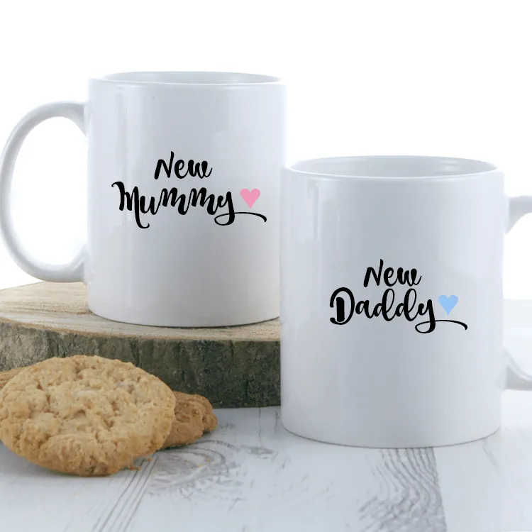 New Mummy and Daddy Coffee Mugs