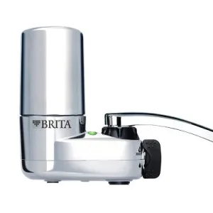 Open Box - Brita Tap Water Faucet Filtration System - Chrome