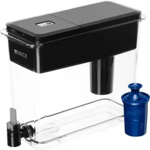 Open Box - Brita XL 18-Cup BPA Free UltraMax Water Dispenser 1 Filter Black