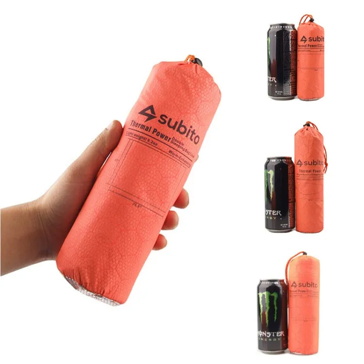 Outdoor Hiking Camping Heat-Reflective Thermal Insulation Sleeping Bag Emergency Blanket Mummy 210cm x 83cm