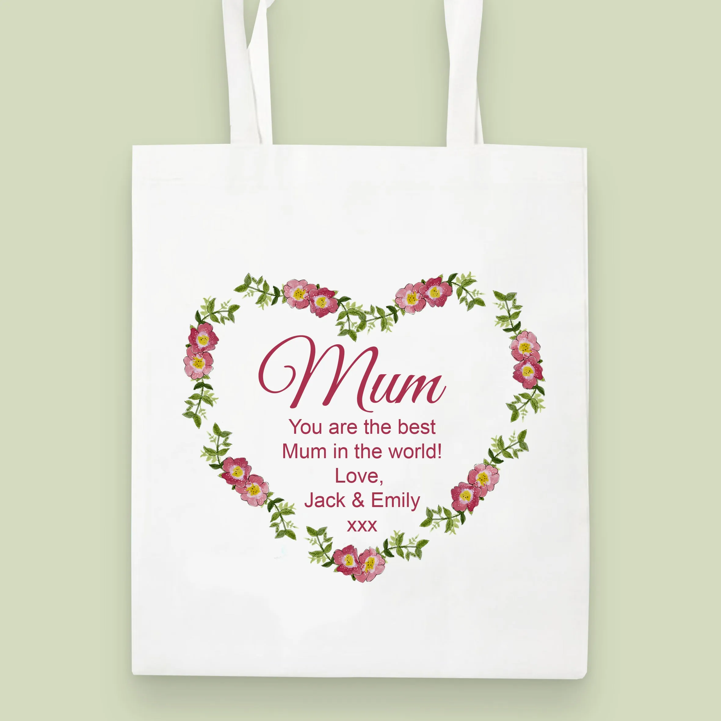 Personalised Tote Bag for Mother's Day