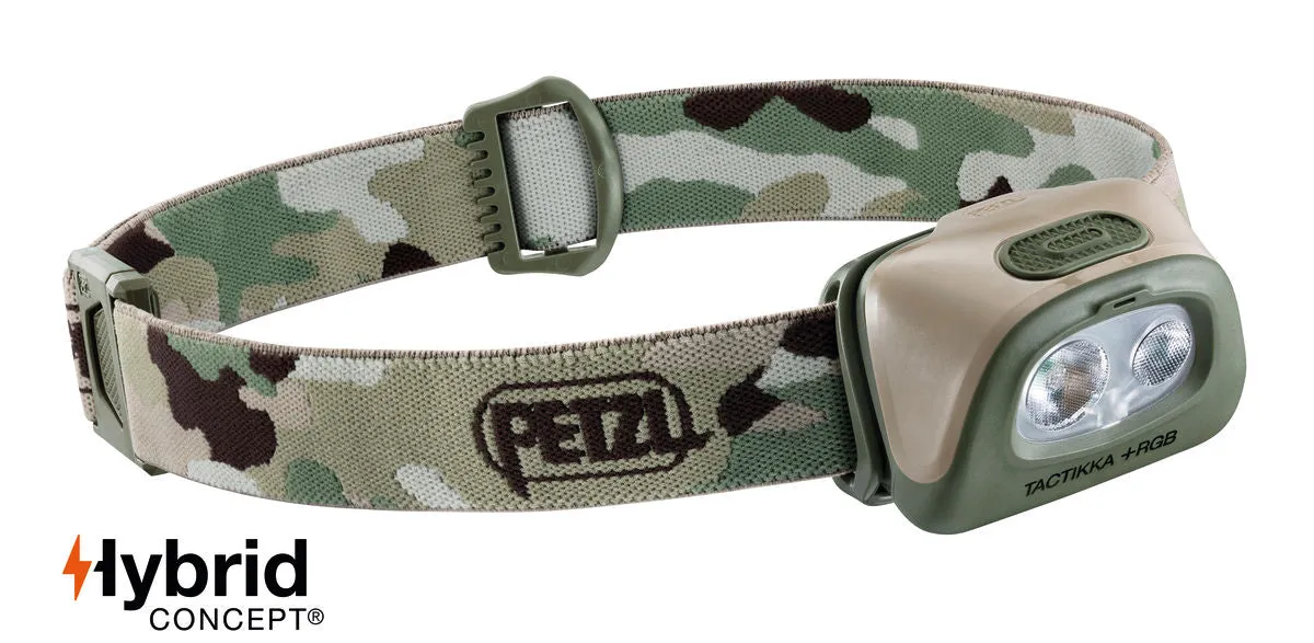 Petzl Tactikka  RGB Headlamp | 350 Lumens Camo