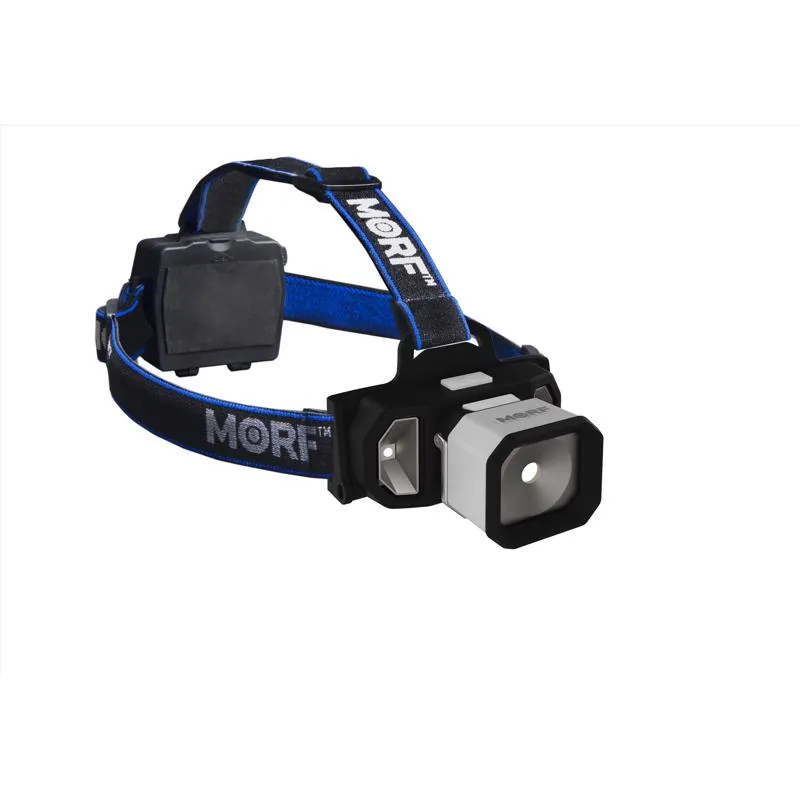 Police Security MORF 650 lm Black LED Head Lamp AA Battery