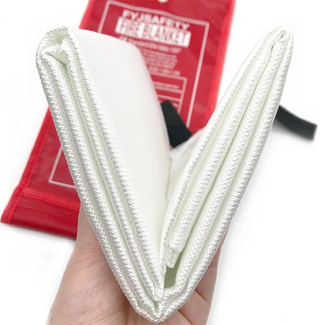 PREATTACH Fire Blanket Fire Suppression Blanket Fiberglass Fire Blanket for Emergency Surival Fire Guardian Blanket for Kitchen House Grill, Camping, Car, Welding