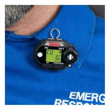 RKI GasWatch 3 CO with H2 Gas Personal Monitor