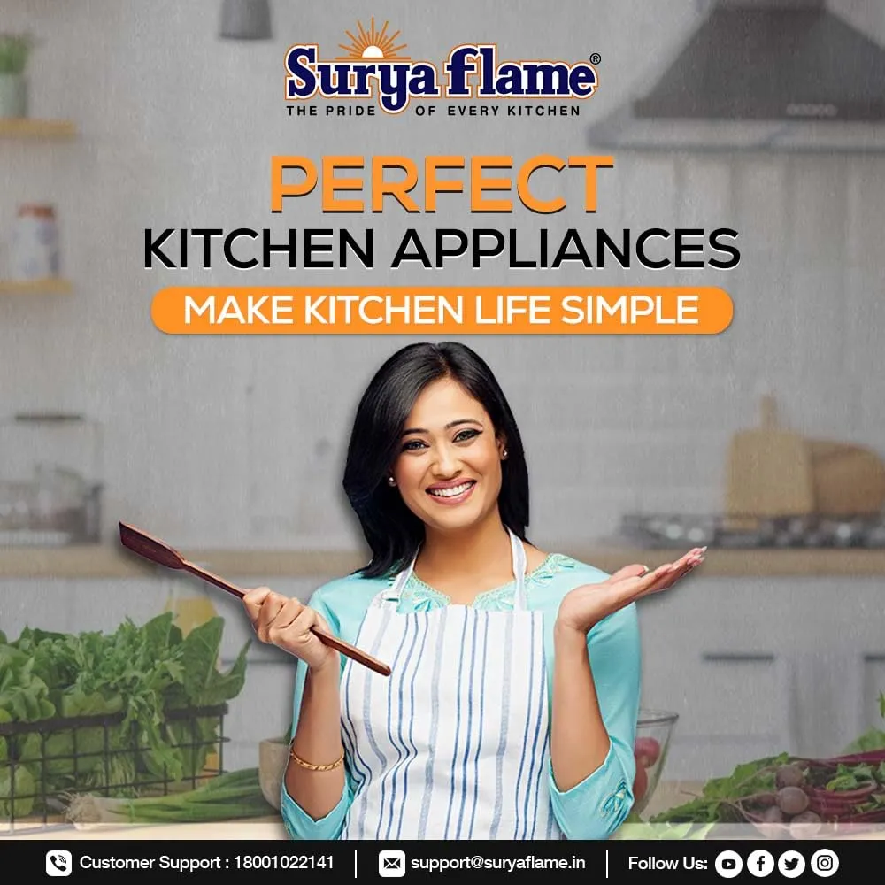 Surya Flame Tripple Cook LPG Gas Stove