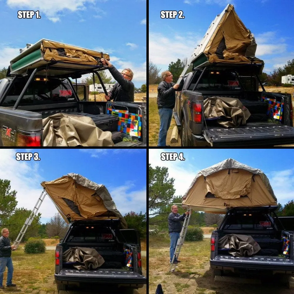 Tuff Stuff Ranger Overland 3 Person Roof Top Tent & Annex - TS-RTT-ANX-RAN