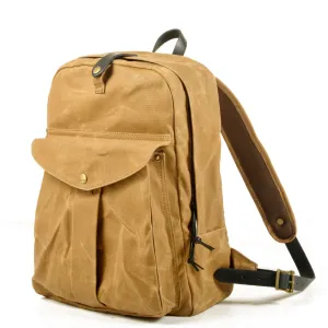 Vintage Water-resistant Canvas Hiking Backpack