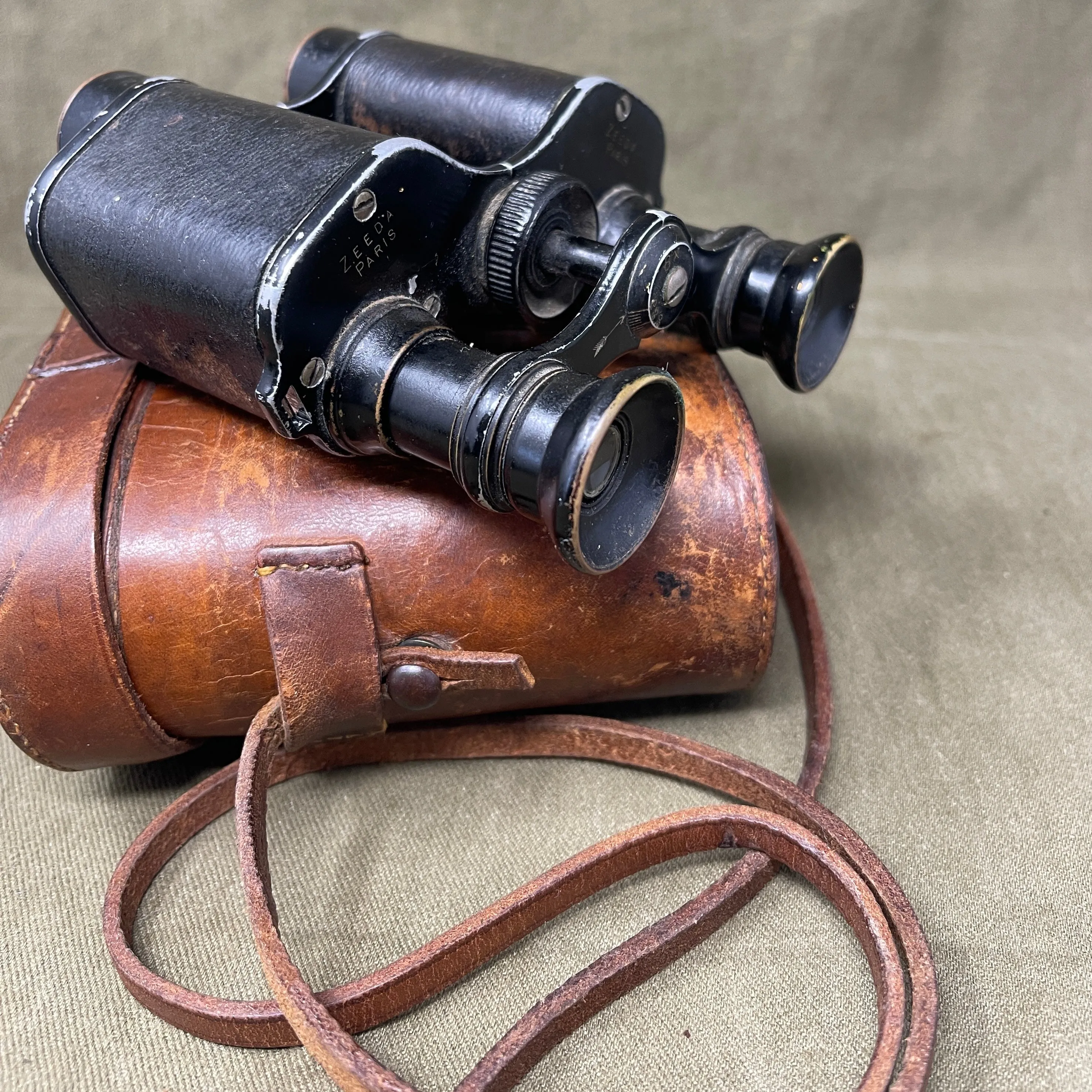 WW1 French Prismatic Zeeda Binoculars.