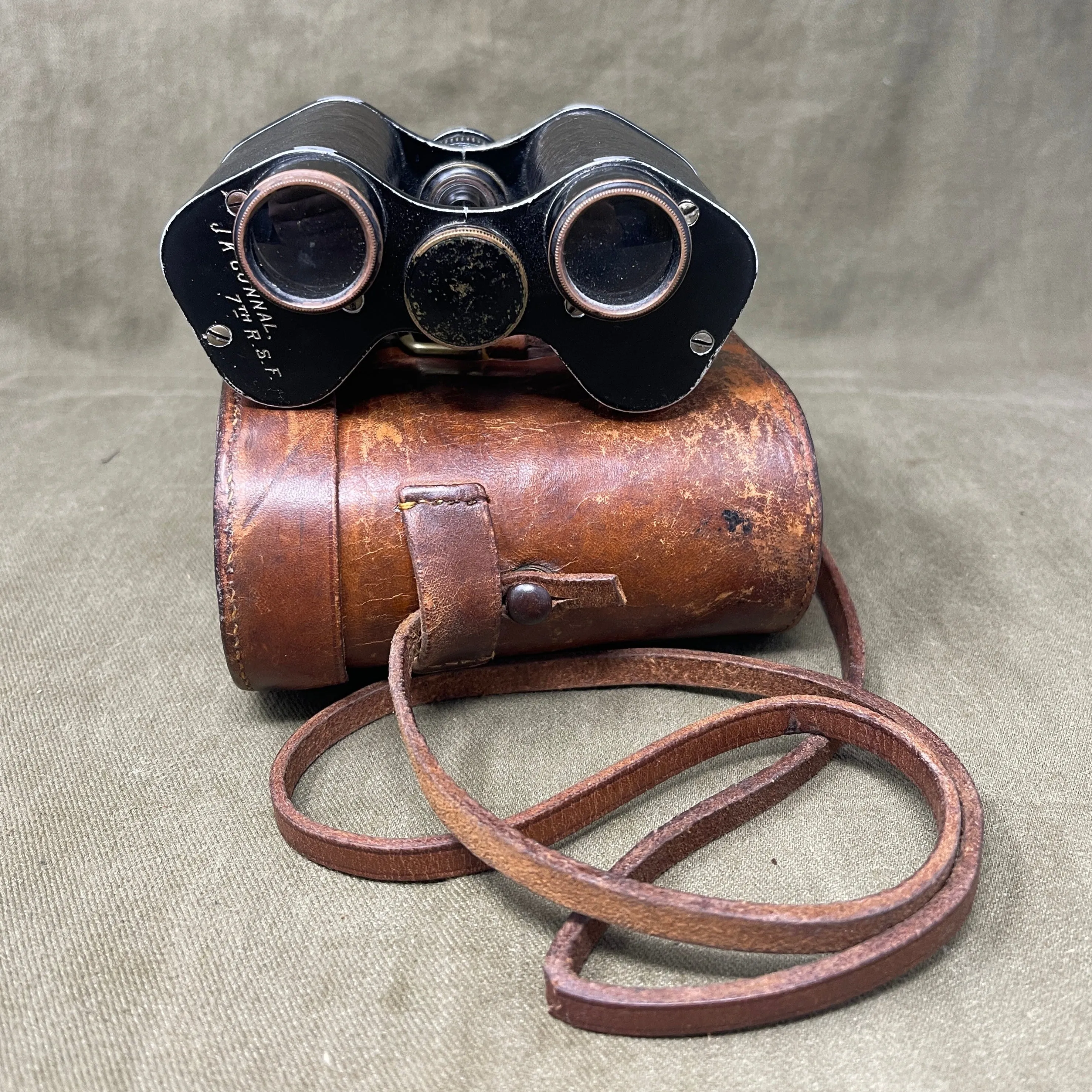 WW1 French Prismatic Zeeda Binoculars.